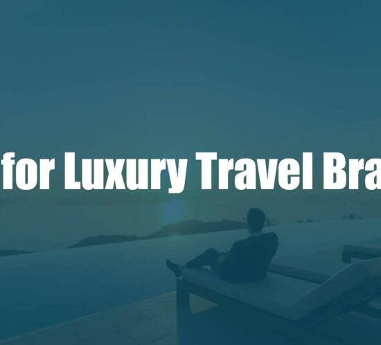 A luxurious travel experience, elegant resort with infinity pool overlooking a scenic landscape, golden sunset, sophisticated traveler relaxing, modern and high-end aesthetic, realistic.